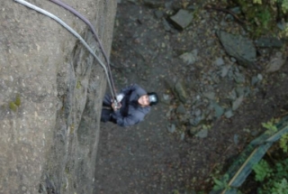 Half-way down